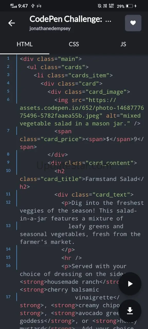 CodePen: Pens & Source Codes 24.10.27