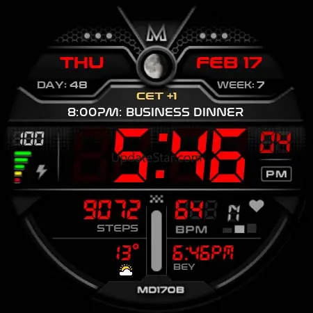 MD170B: Digital watch face 9.0.8