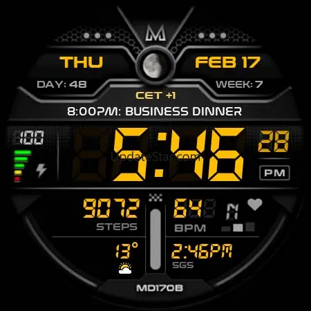 MD170B: Digital watch face 9.0.8