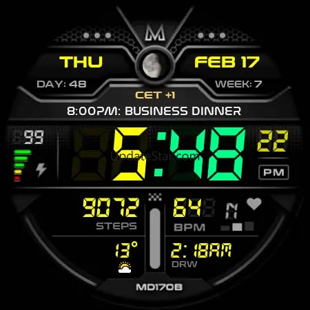 MD170B: Digital watch face 9.0.8