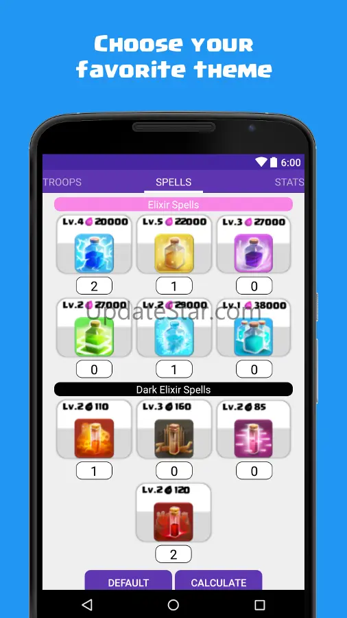 Calculator for Clash of Clans 1.5