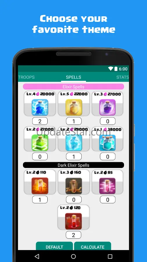 Calculator for Clash of Clans 1.5
