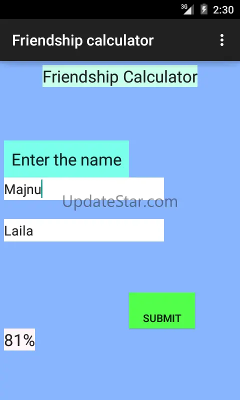 Friendship Calculator 1.1