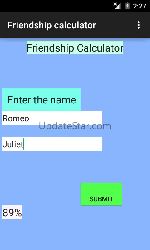 Friendship Calculator 1.1