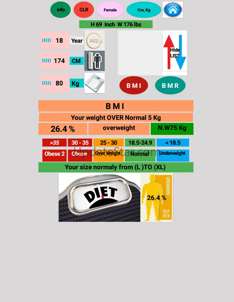 clothes size 257