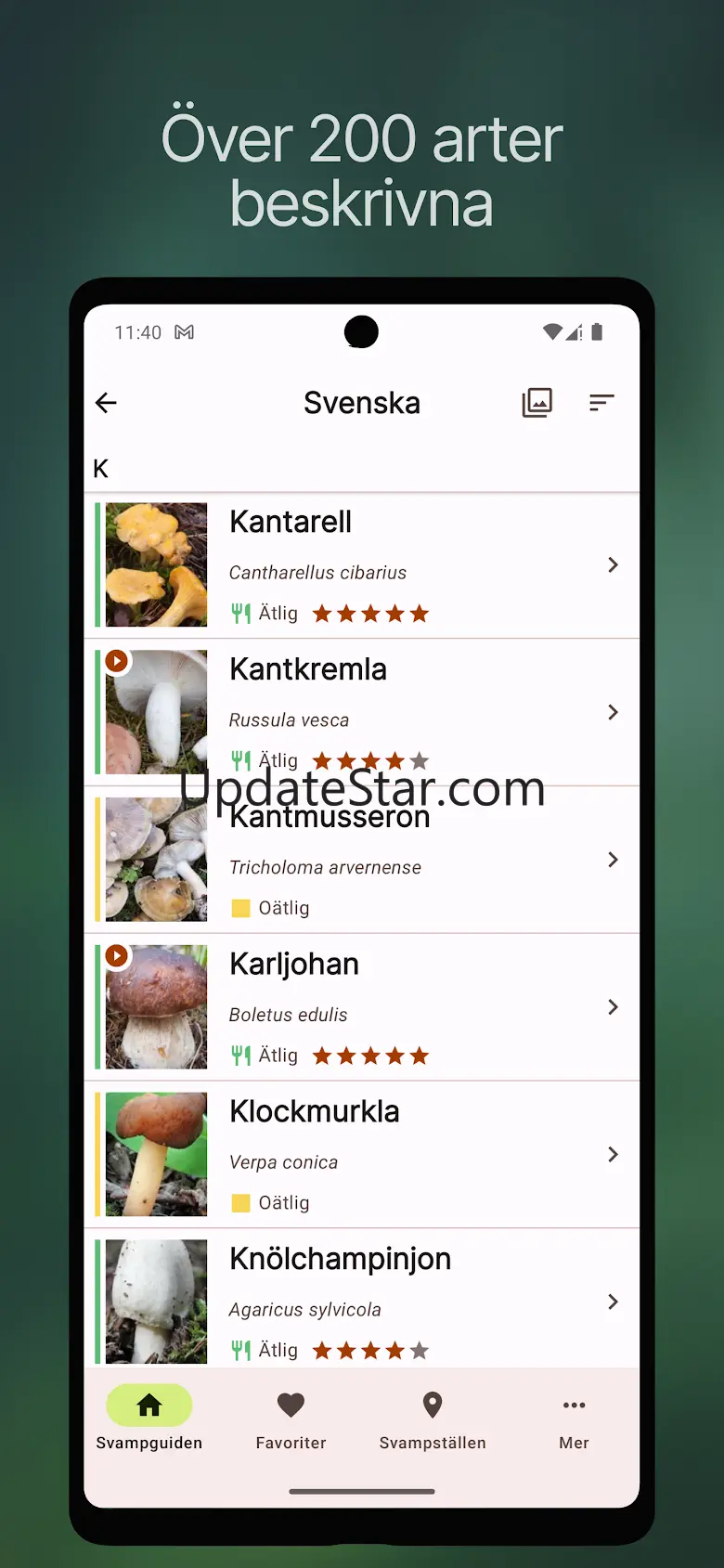 Svampguiden+ 3.0.3