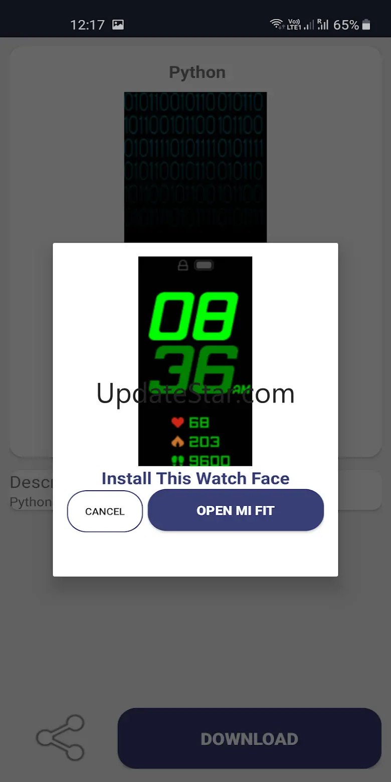 MI BAND 4 WATCH FACE 1.0