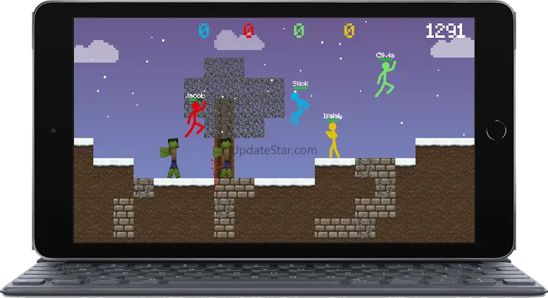 Stickman vs MultiCraft Surviva 2.11.11