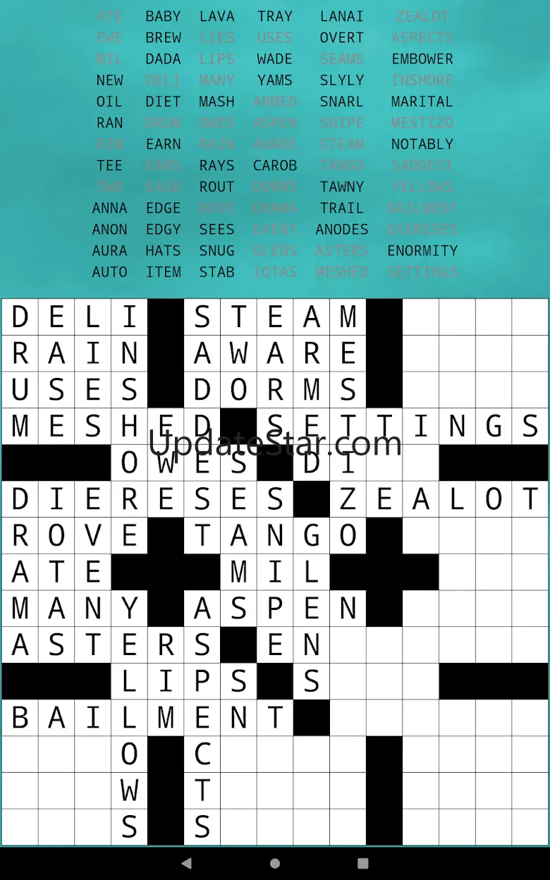 Drag-n-Drop Crossword Fill-Ins 1.28