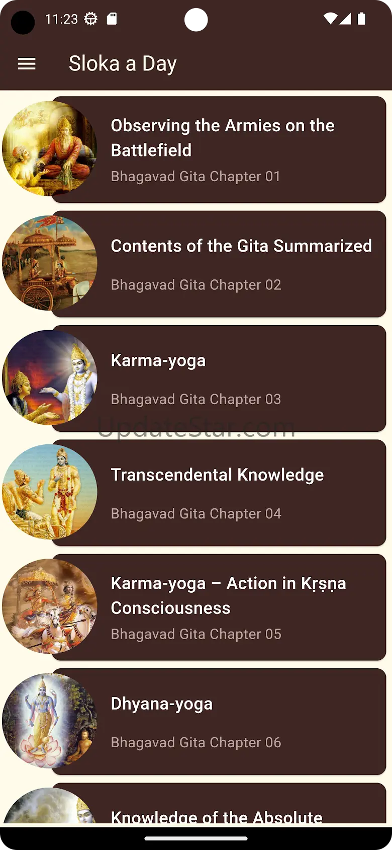 Bhagavad-Gita Sloka a Day 1.2.0