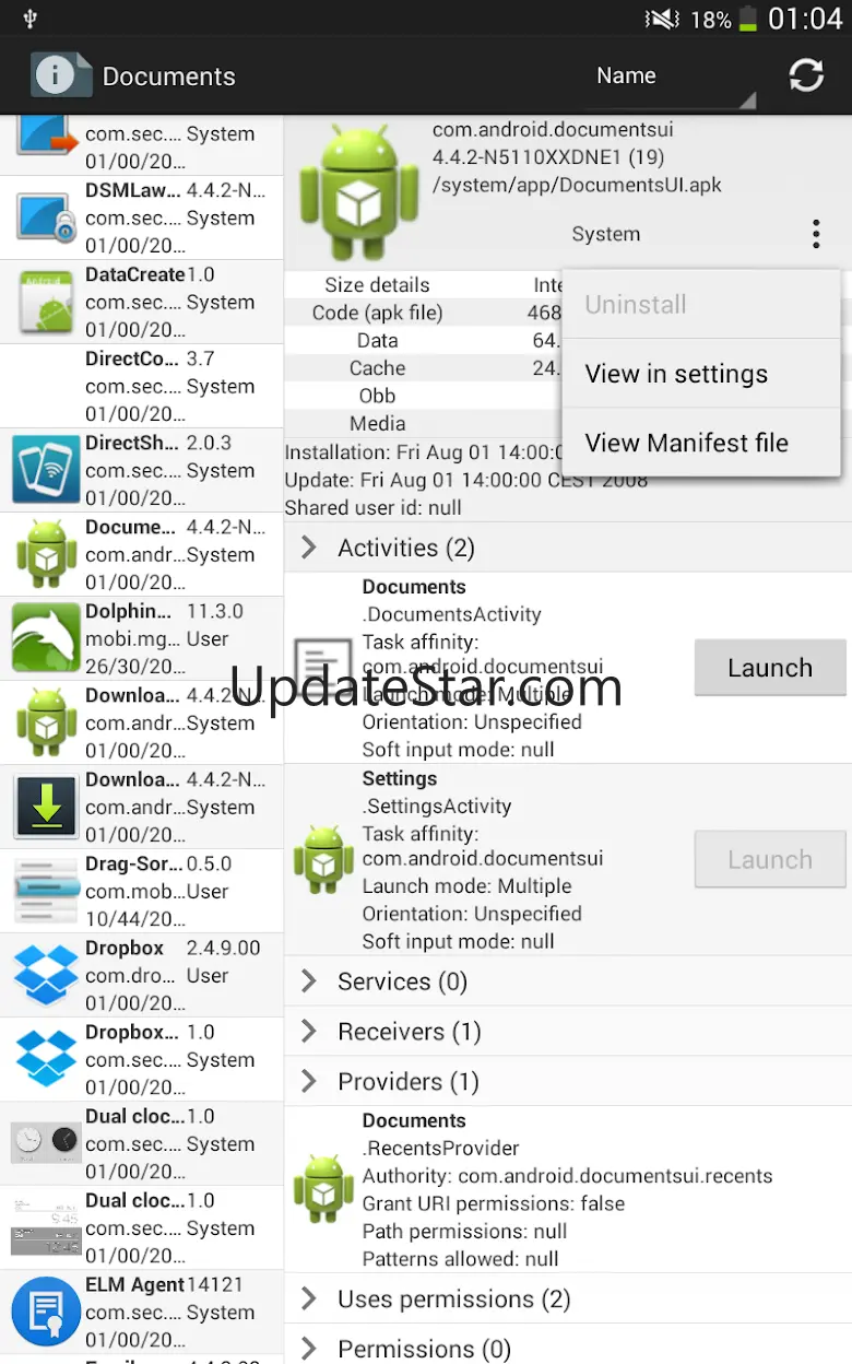 Applications Info 1.6