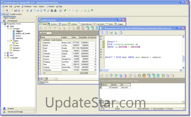 DreamCoder for PostgreSQL Professional 1.5