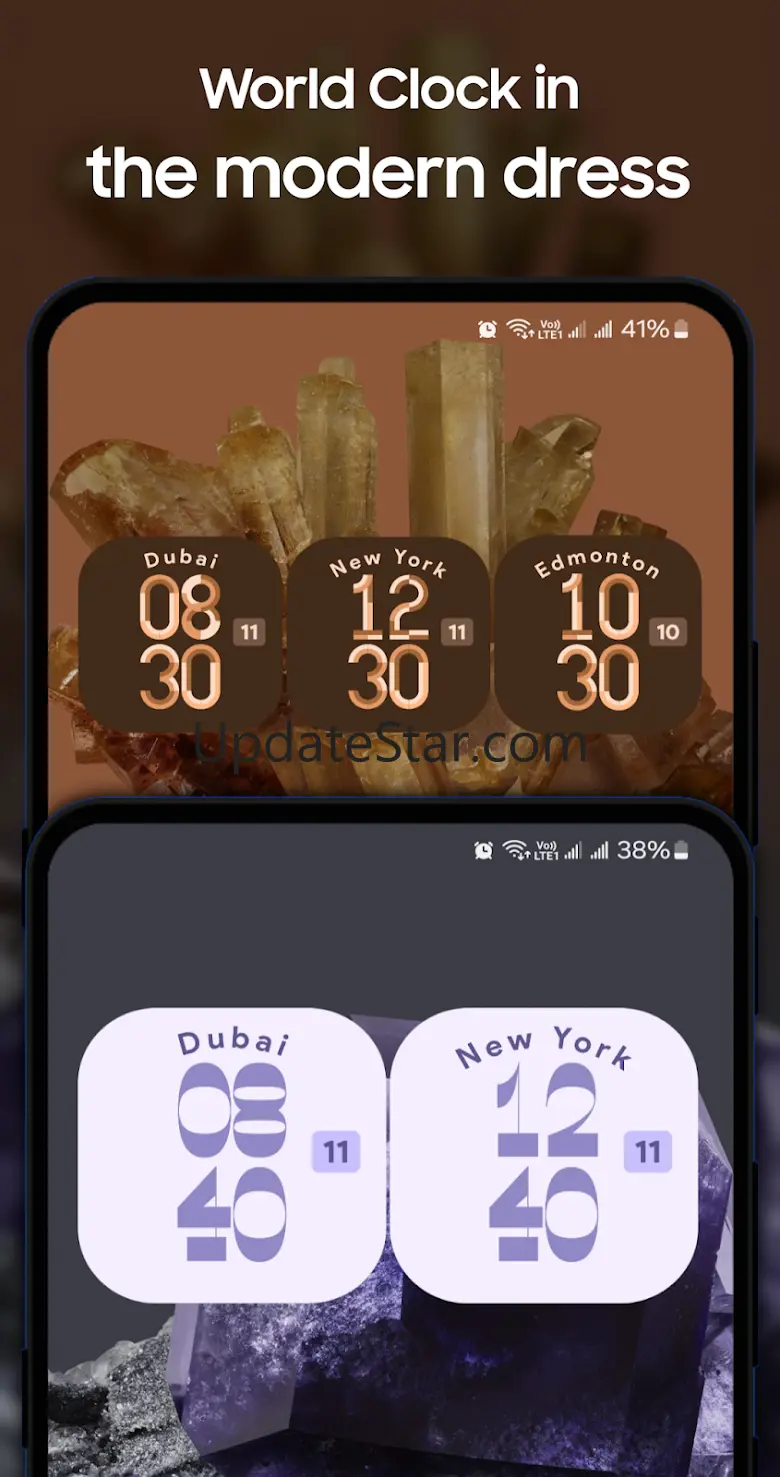 Android 15 Clock Widgets 3.6