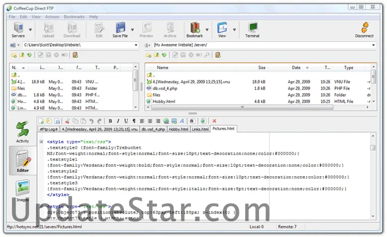 CoffeeCup Direct FTP 6.9.2014
