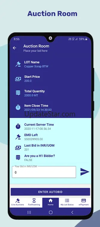 MSTC eAuction 2.0.7