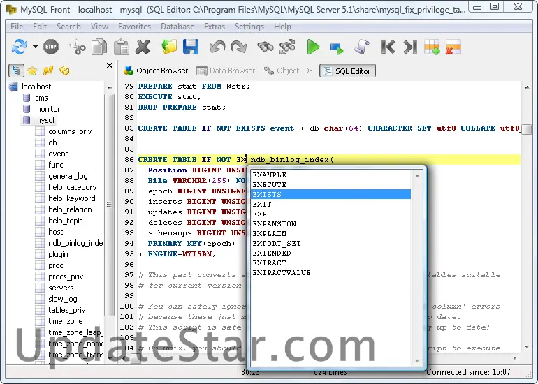 MySQL-Front 5.1
