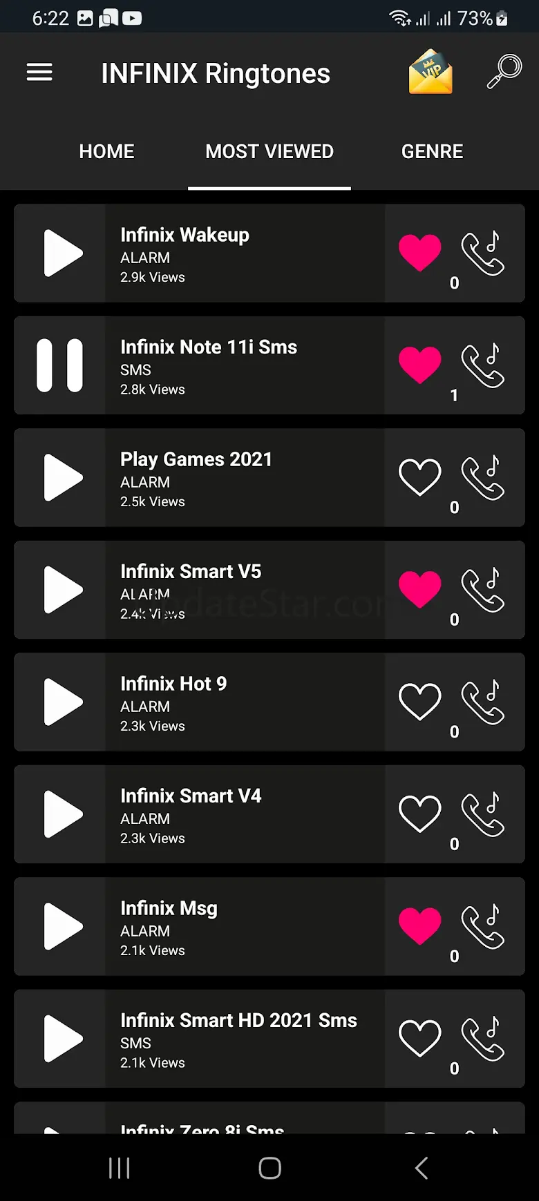 All INFINIX Mobile Ringtones 15.2024