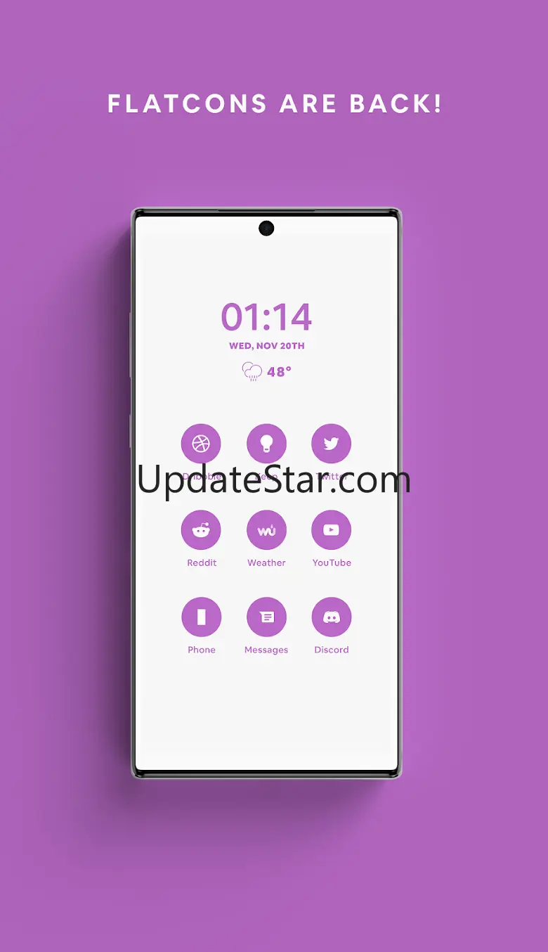 Lavender - A Flatcon Icon Pack 3.8