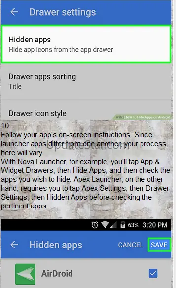 How to Hide Apps on Android 1.0