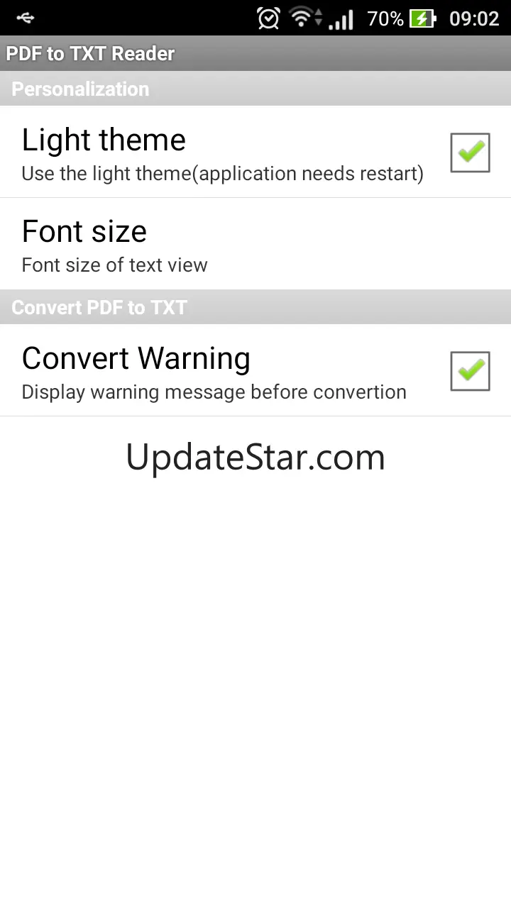 PDF to TXT Reader 1.1