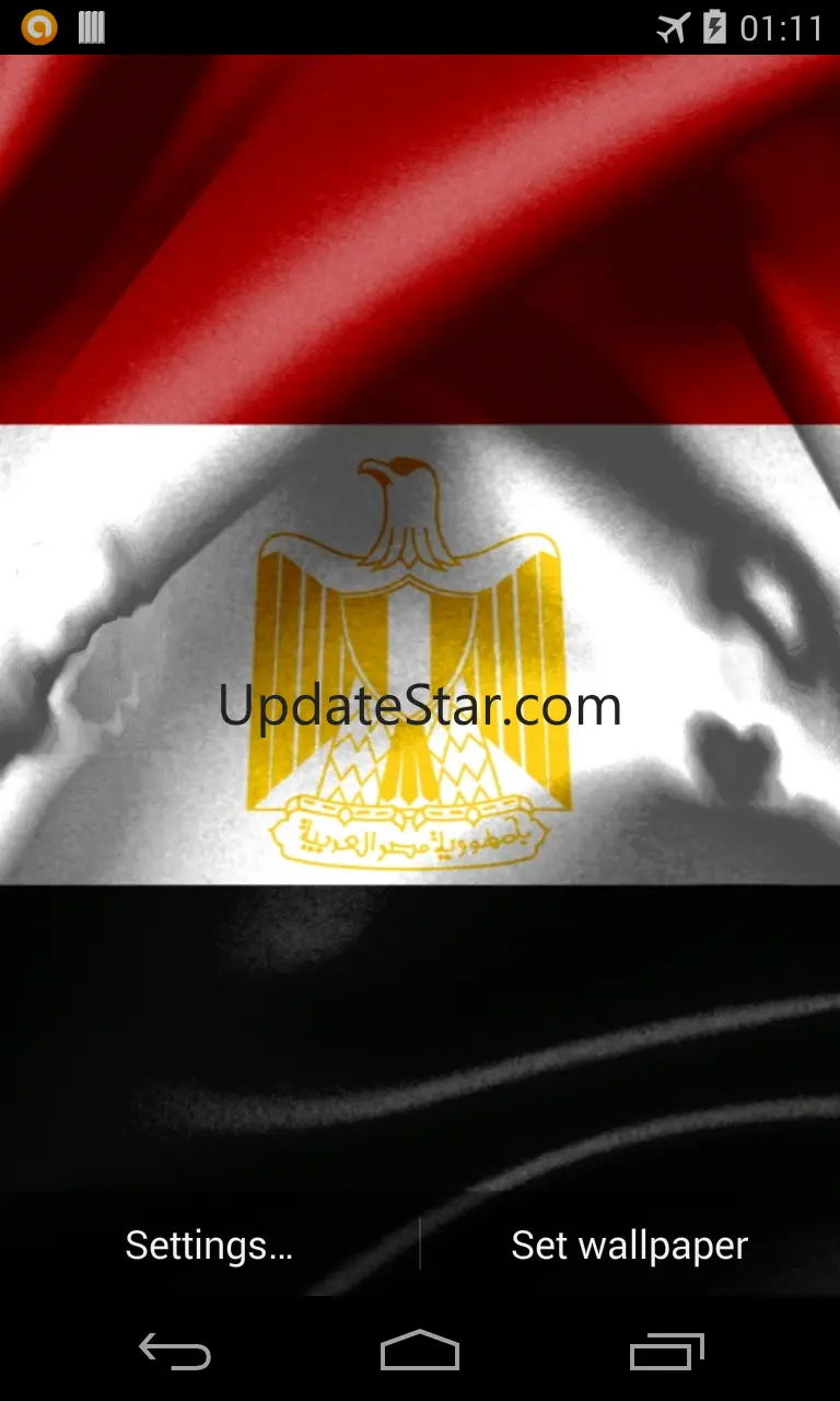 Flag of Egypt Live Wallpapers 7.0