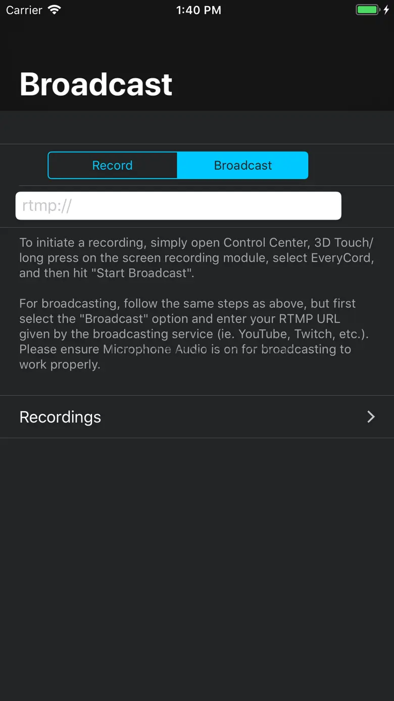 iRec- Screen Record Livestream 2.1.0