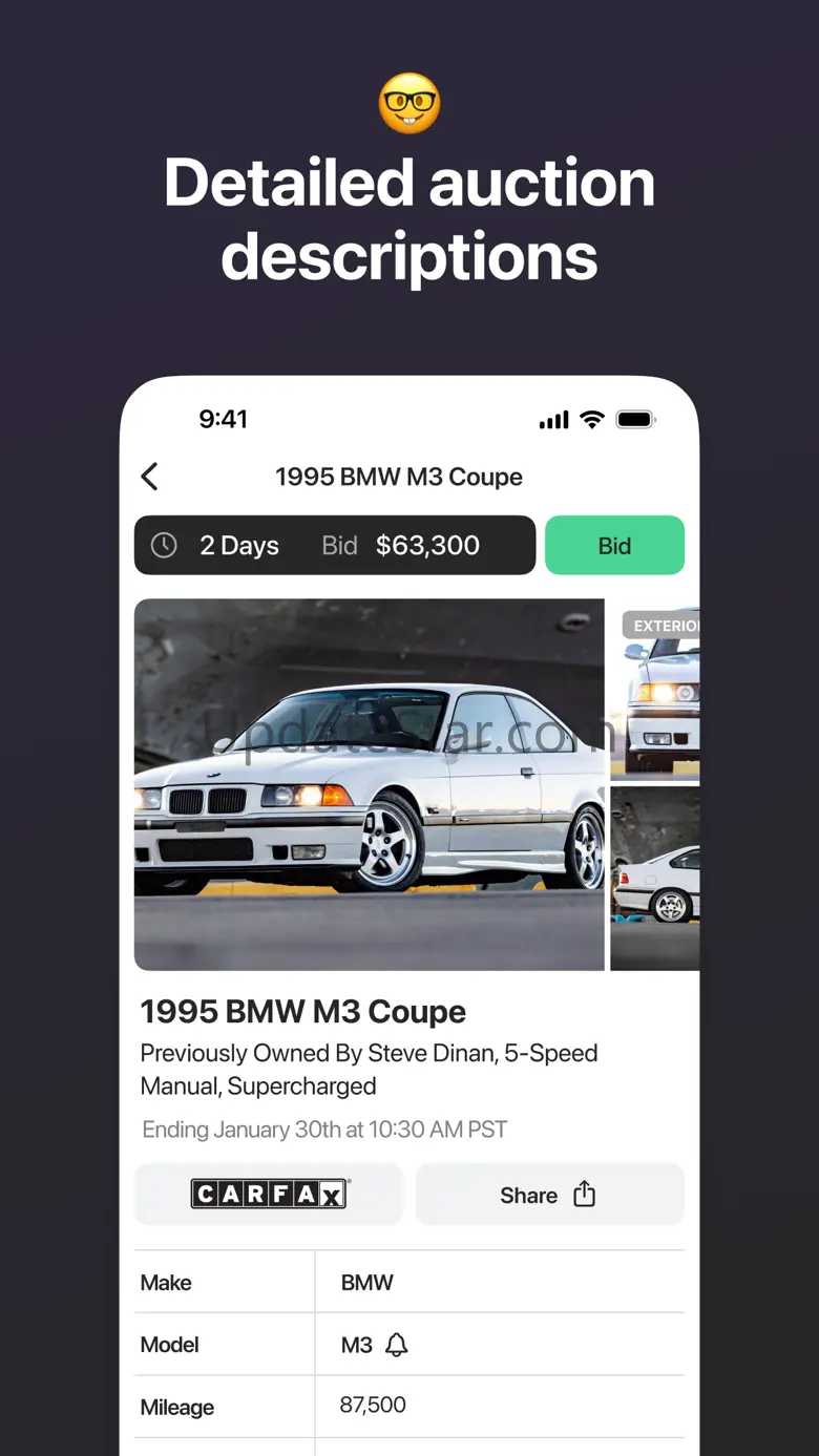 Cars & Bids Auctions 1.10