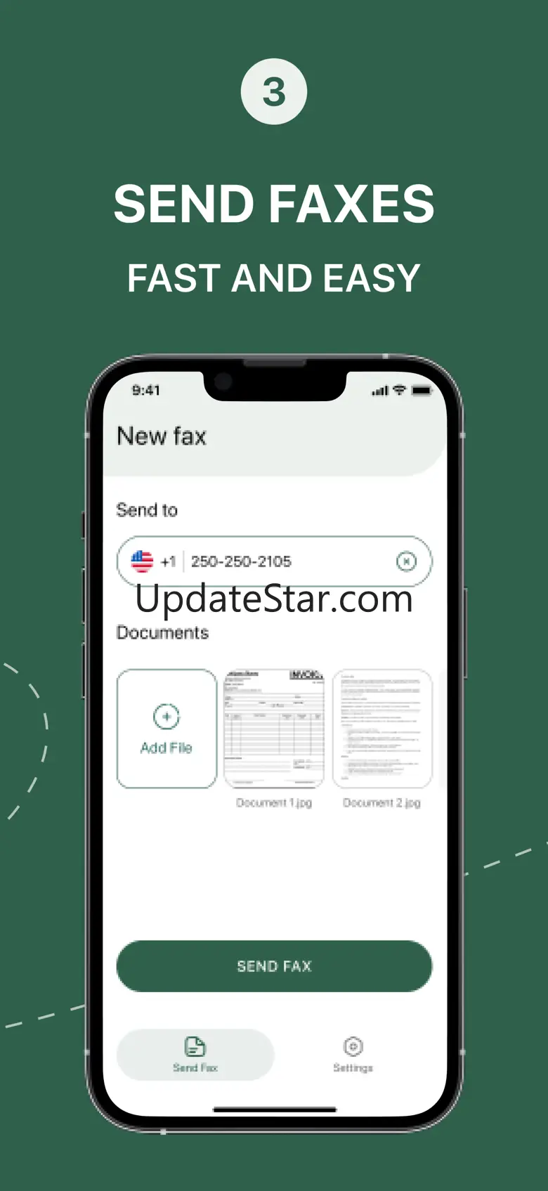 FAX send app: Simple Faxing 1.1.0