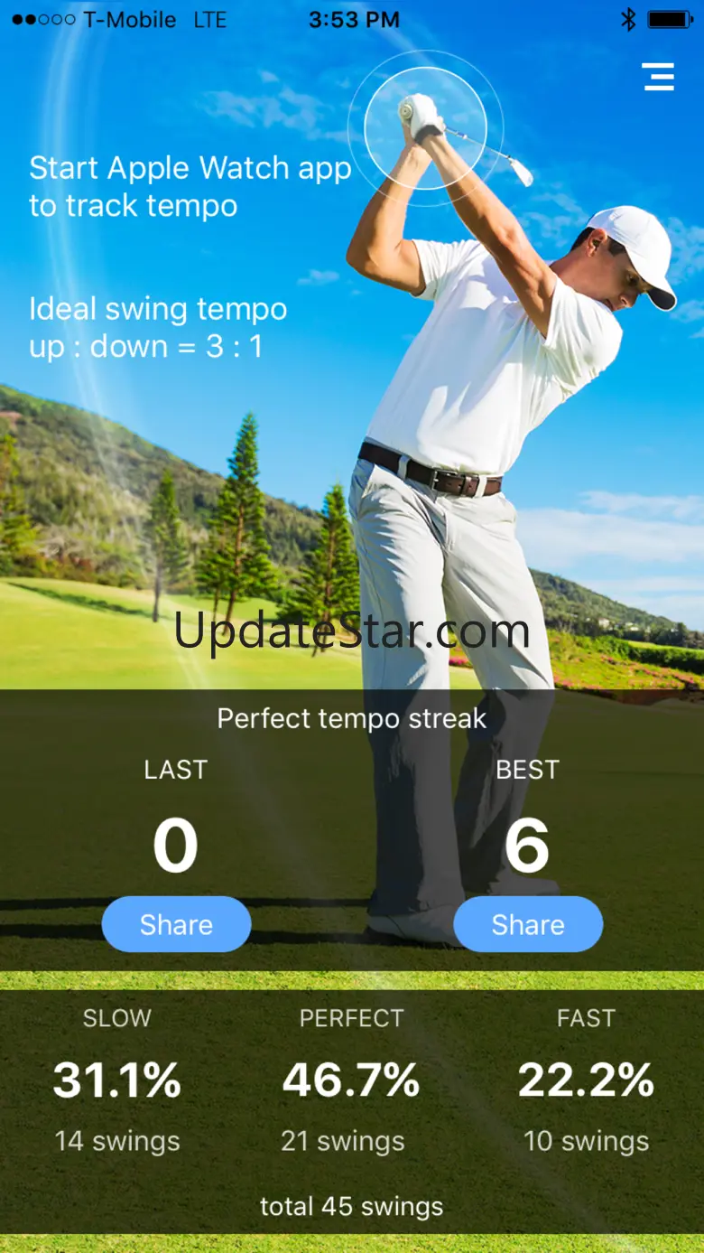 Golf Swing Tempo Analyzer 2.10