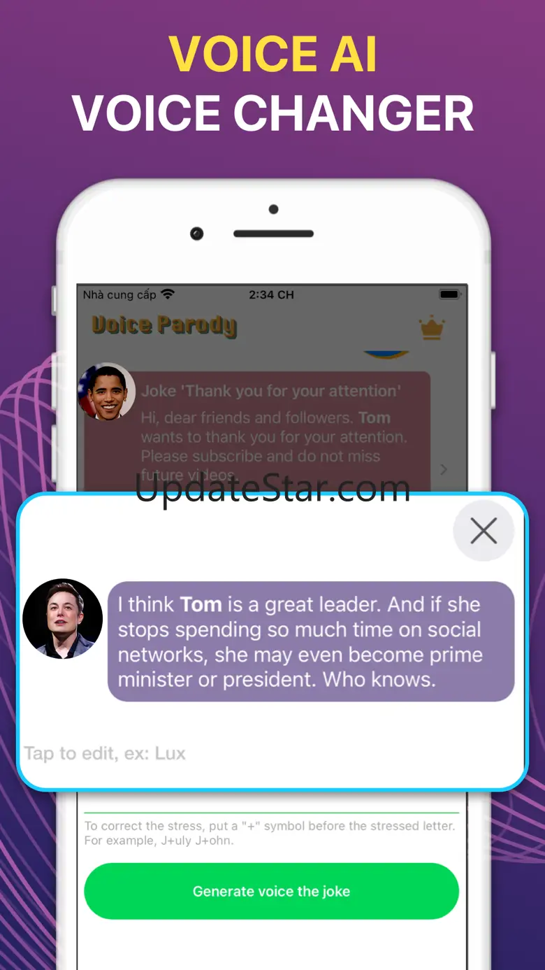Ai Celebrity Voice Generator! 1.1