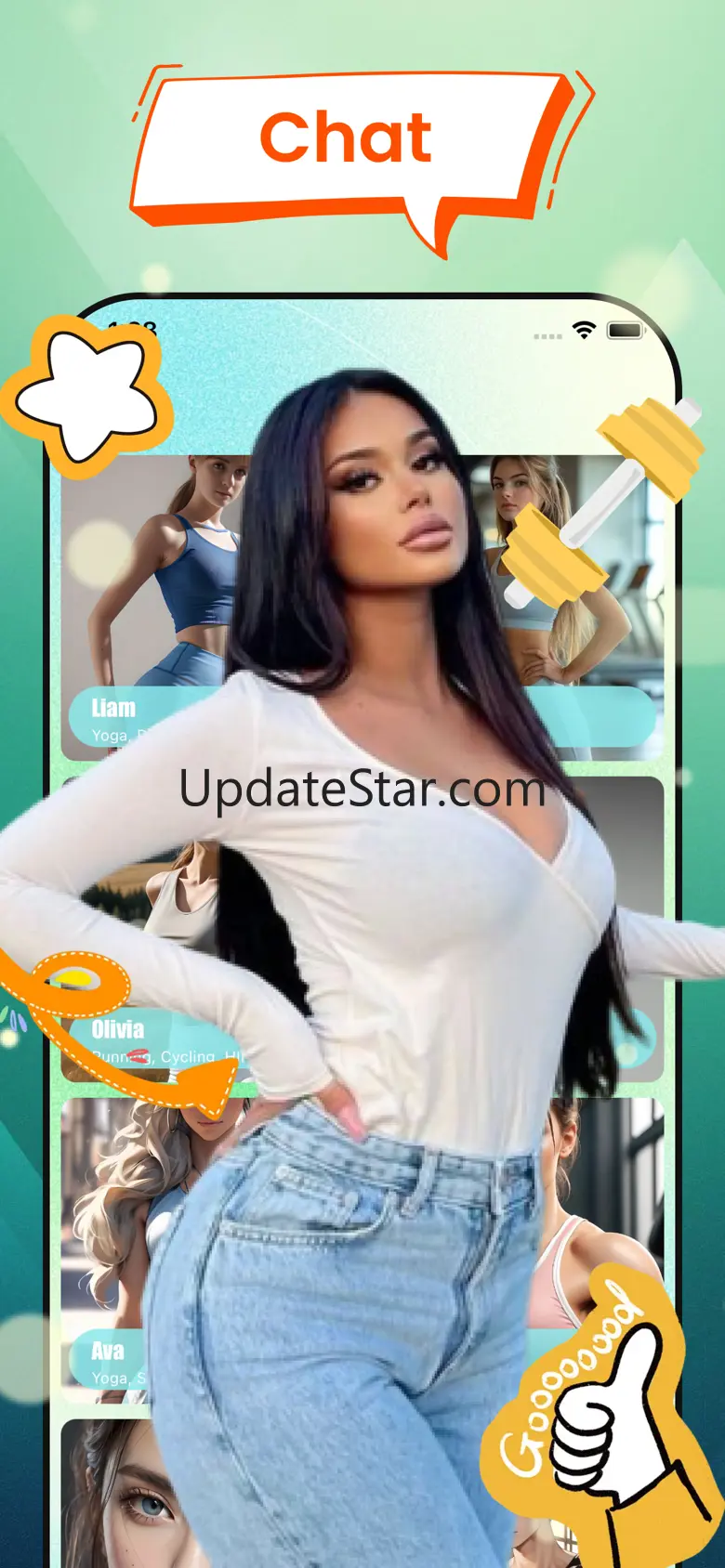 Adore: Discover & Enjoy, Chat 1.2.0