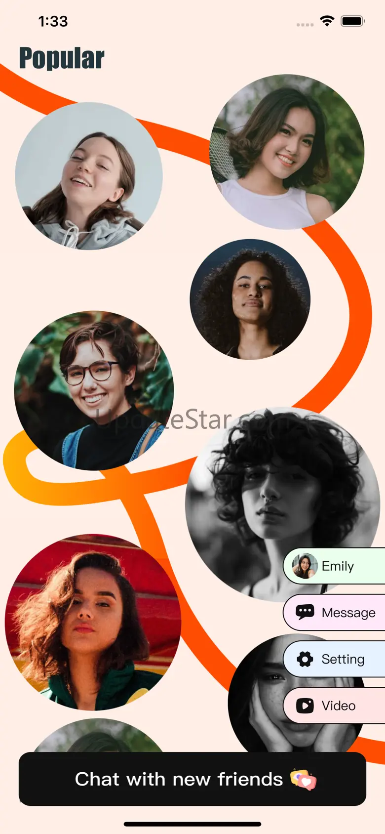 Adore: Discover & Enjoy, Chat 1.2.0