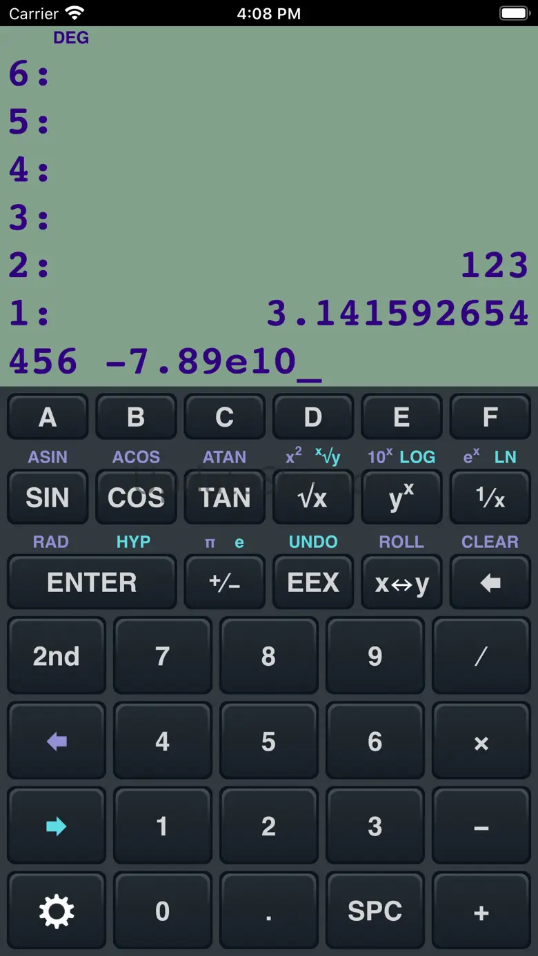 RPN Calculator 48 1.0.8