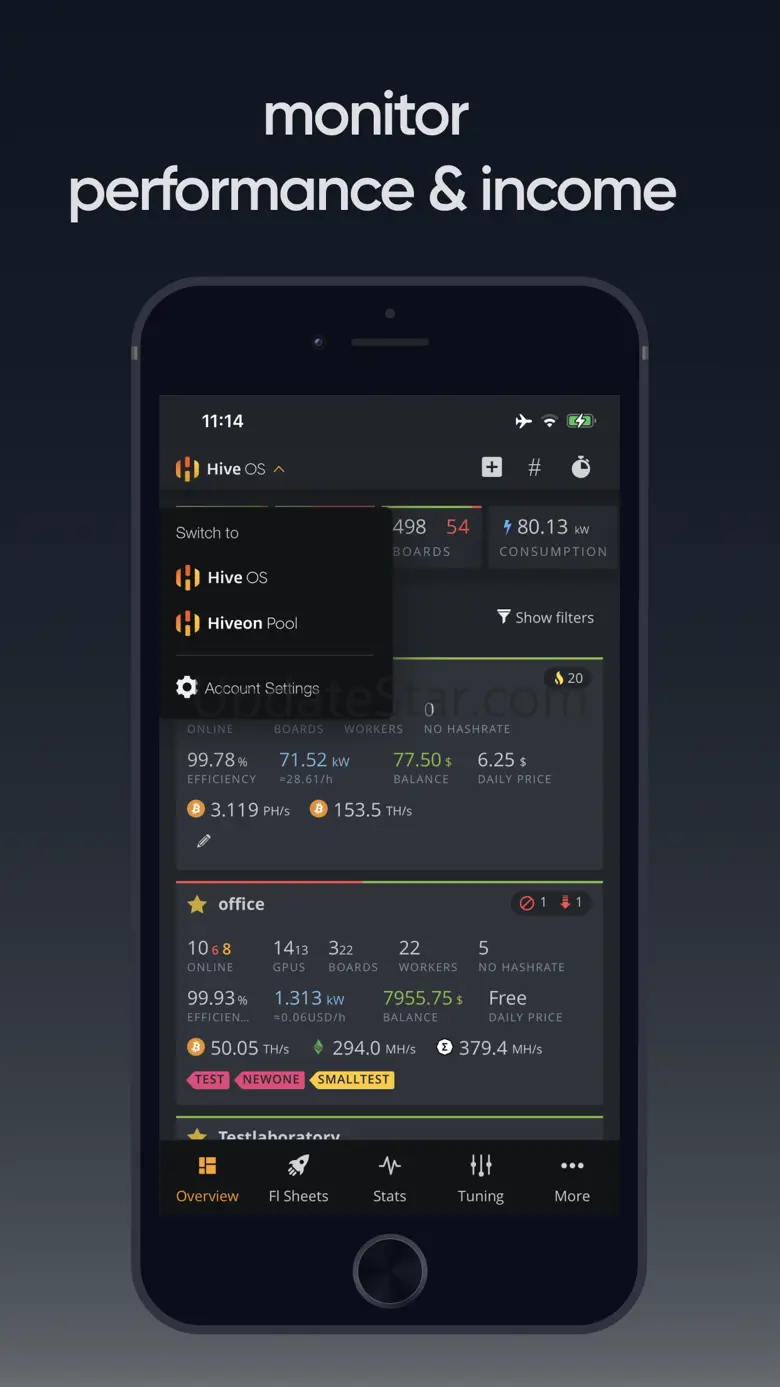 Hive OS 1.3.7