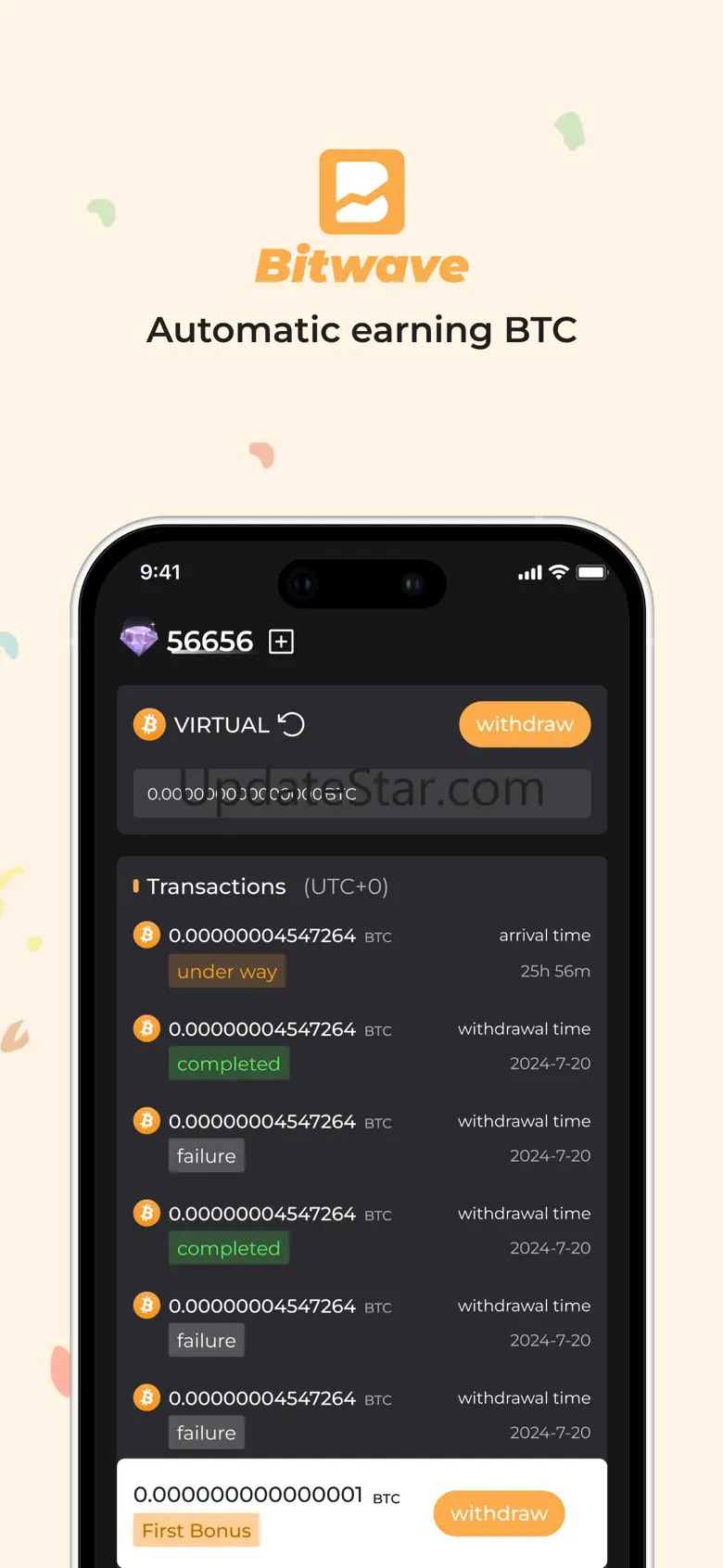 Bitwave - Cloud Miner 1.0.1