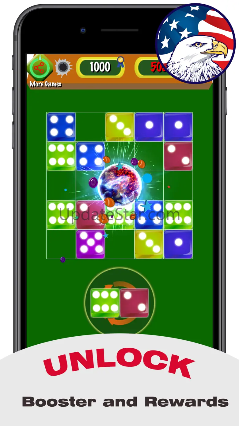 Fun 7 Dice - Merge Puzzle Lite 8