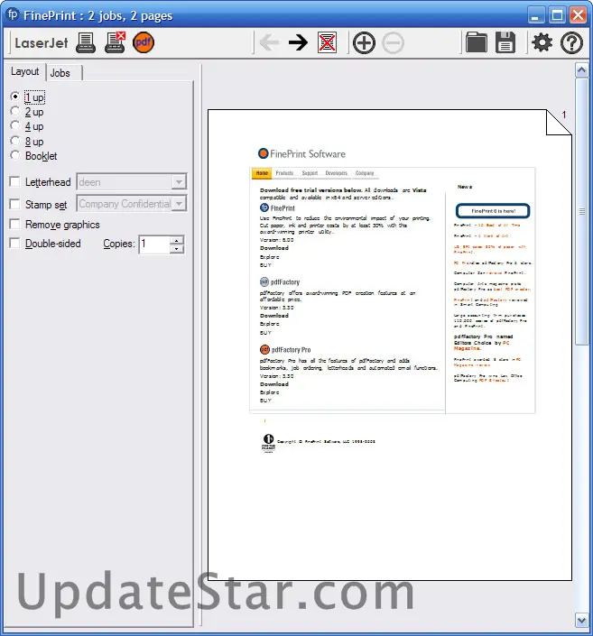 FinePrint Server Edition 12.0