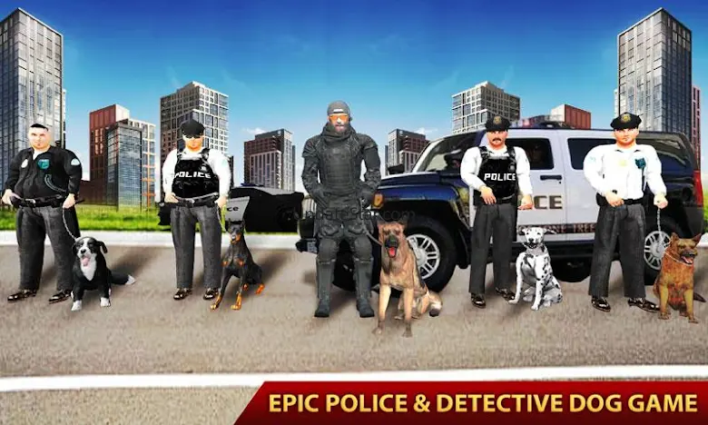 Police Dog Crime City Cop Hero 6.3