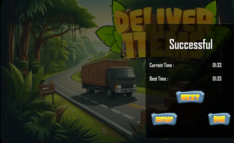Deliver Items Truck Game 4.0
