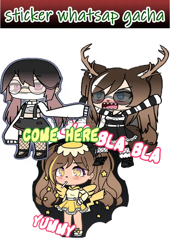 Sticker Anime Character 3.0