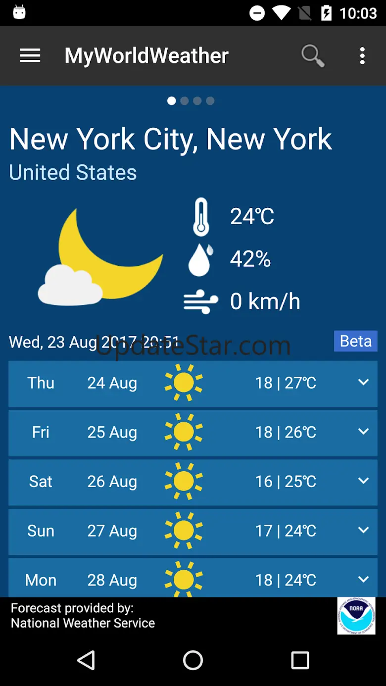 MyWorldWeather 2.0.7