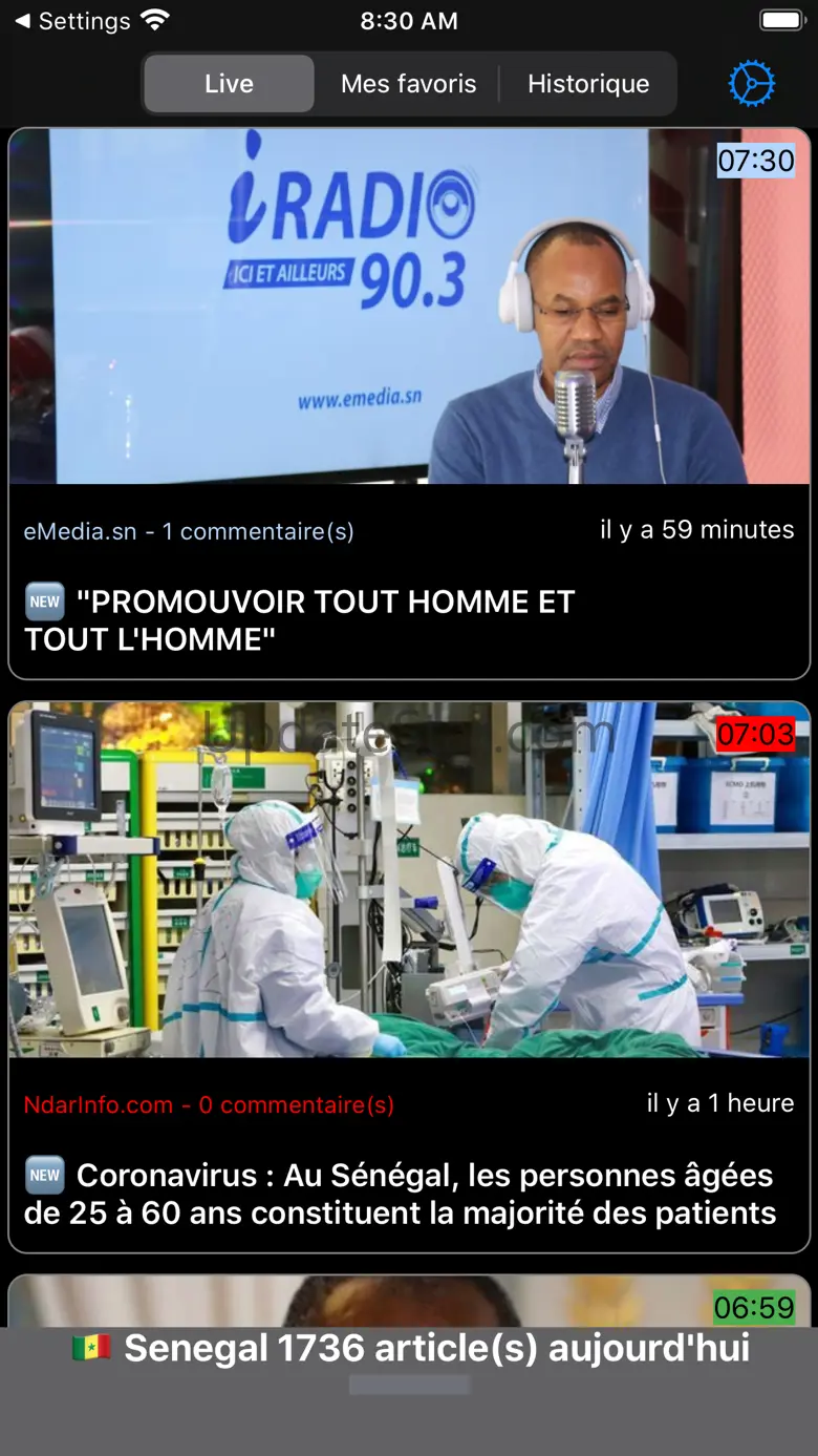 Actu Sénégal - Infos complètes 7.0.1