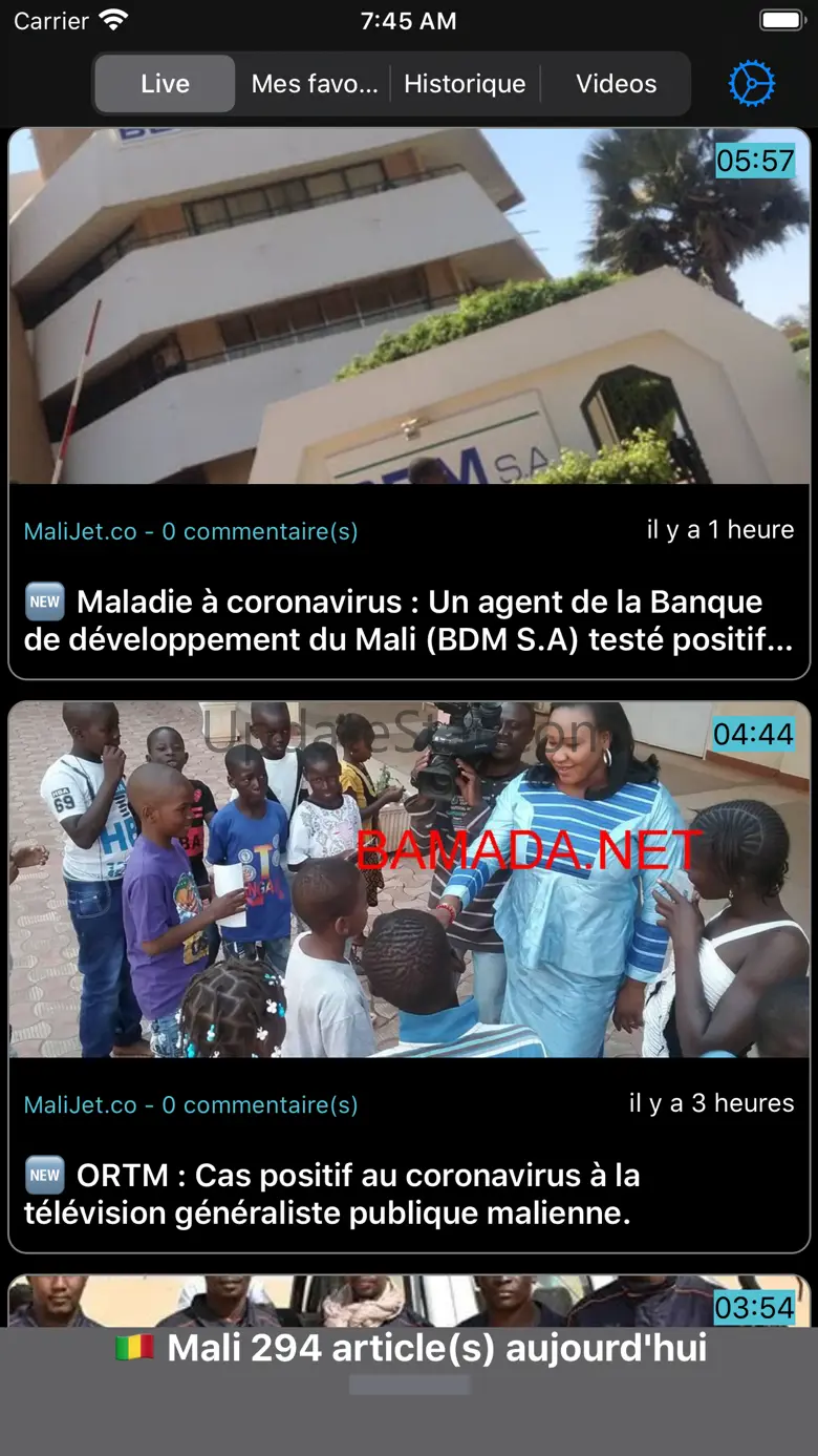 Actu Mali, Infos complètes 7.0.1