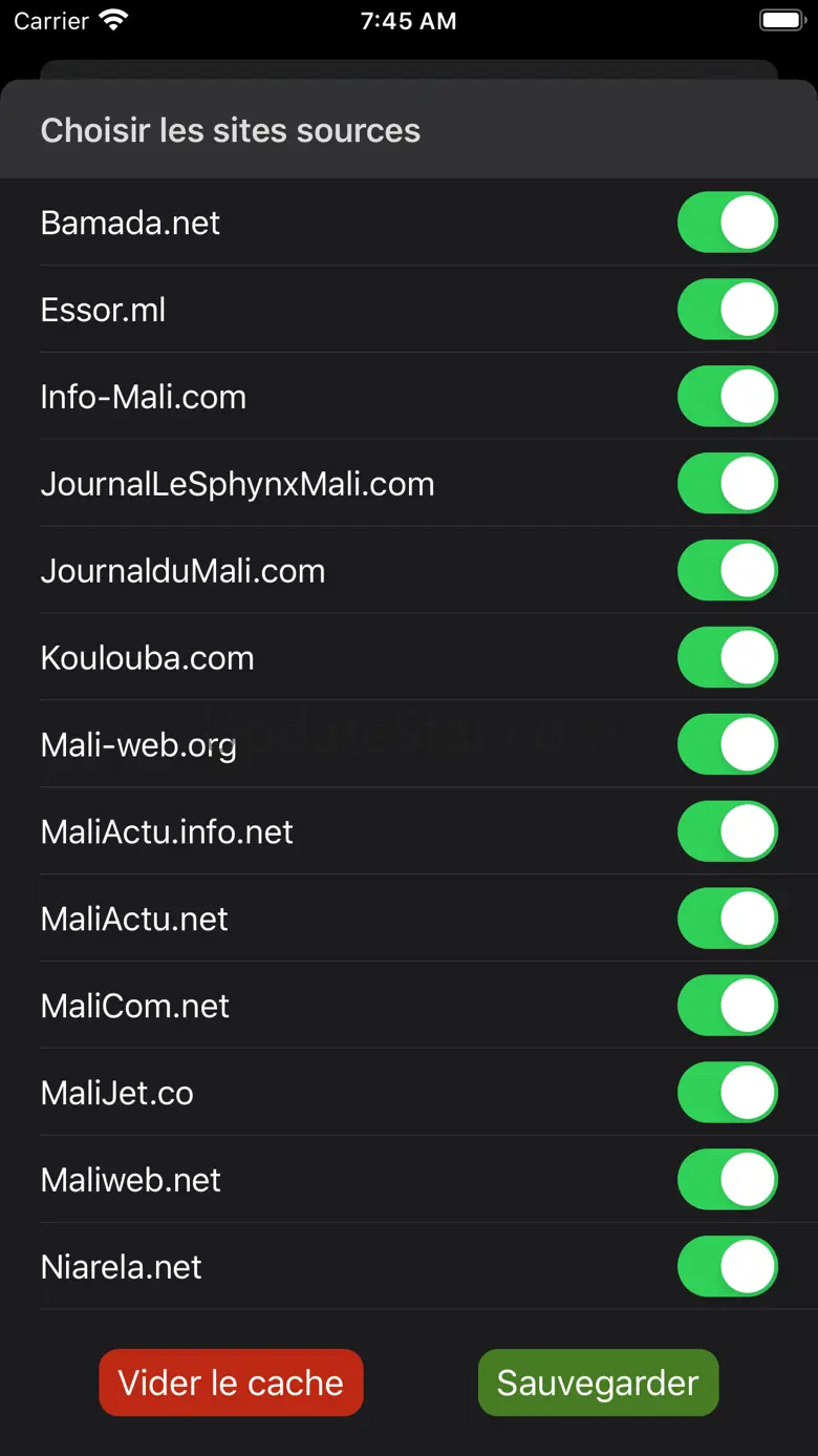 Actu Mali, Infos complètes 7.0.1