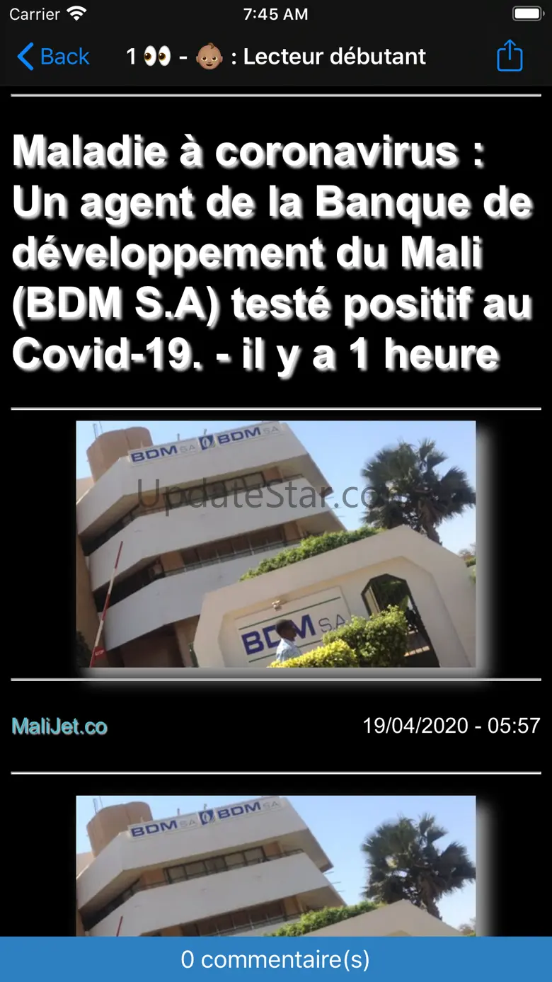 Actu Mali, Infos complètes 7.0.1