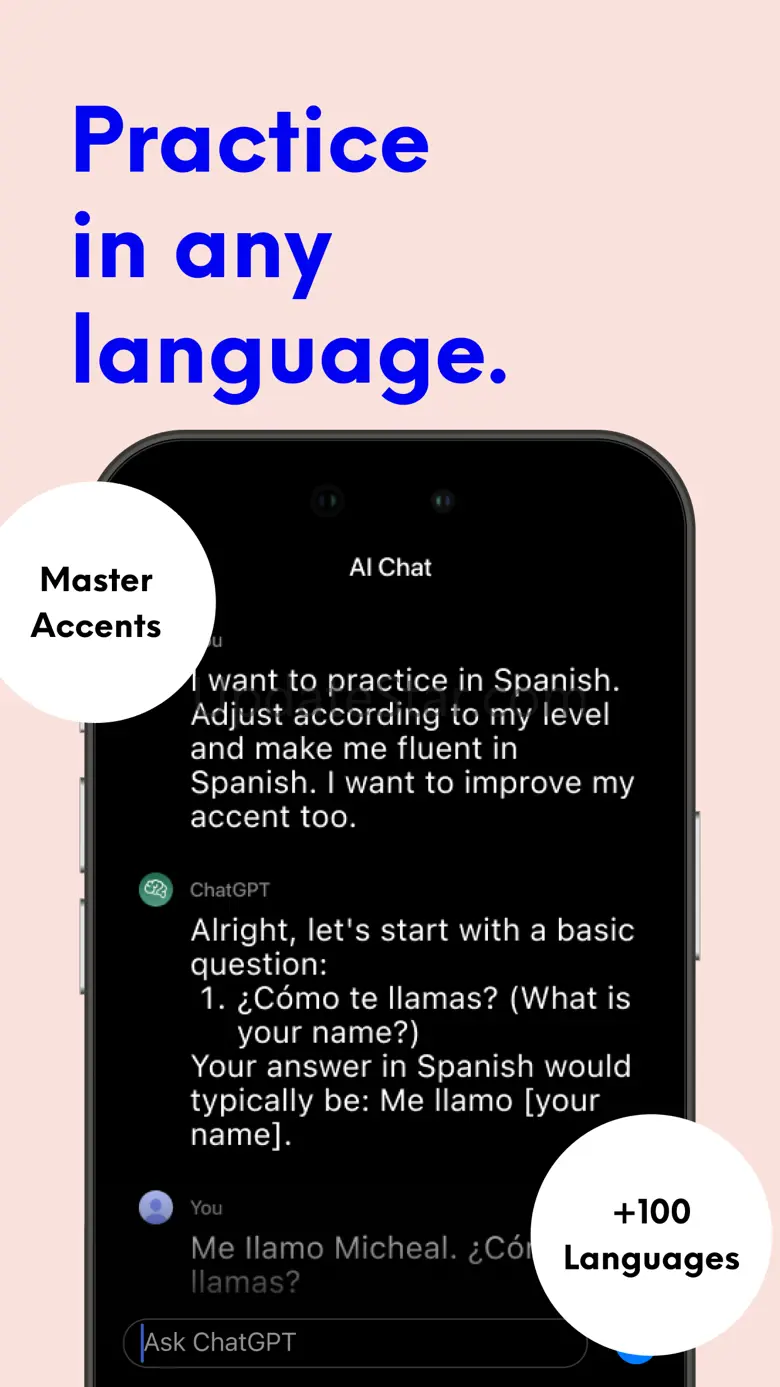 Ask AI Anything: Chat&Talk 2.1.0