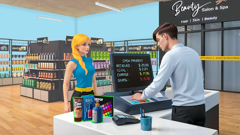 Beauty Shop: Supermarket 3D