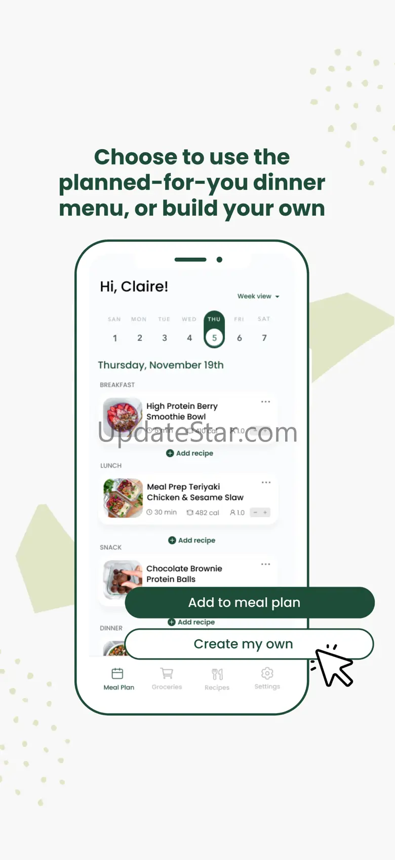 Planned: Healthy Meal Planning 1.0.9