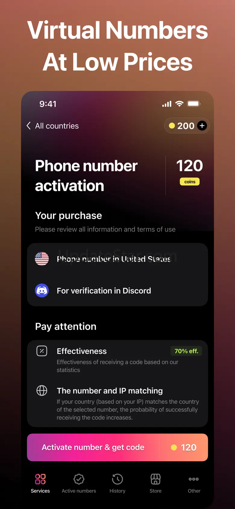 SMS Getter & Receive SMS 1.0