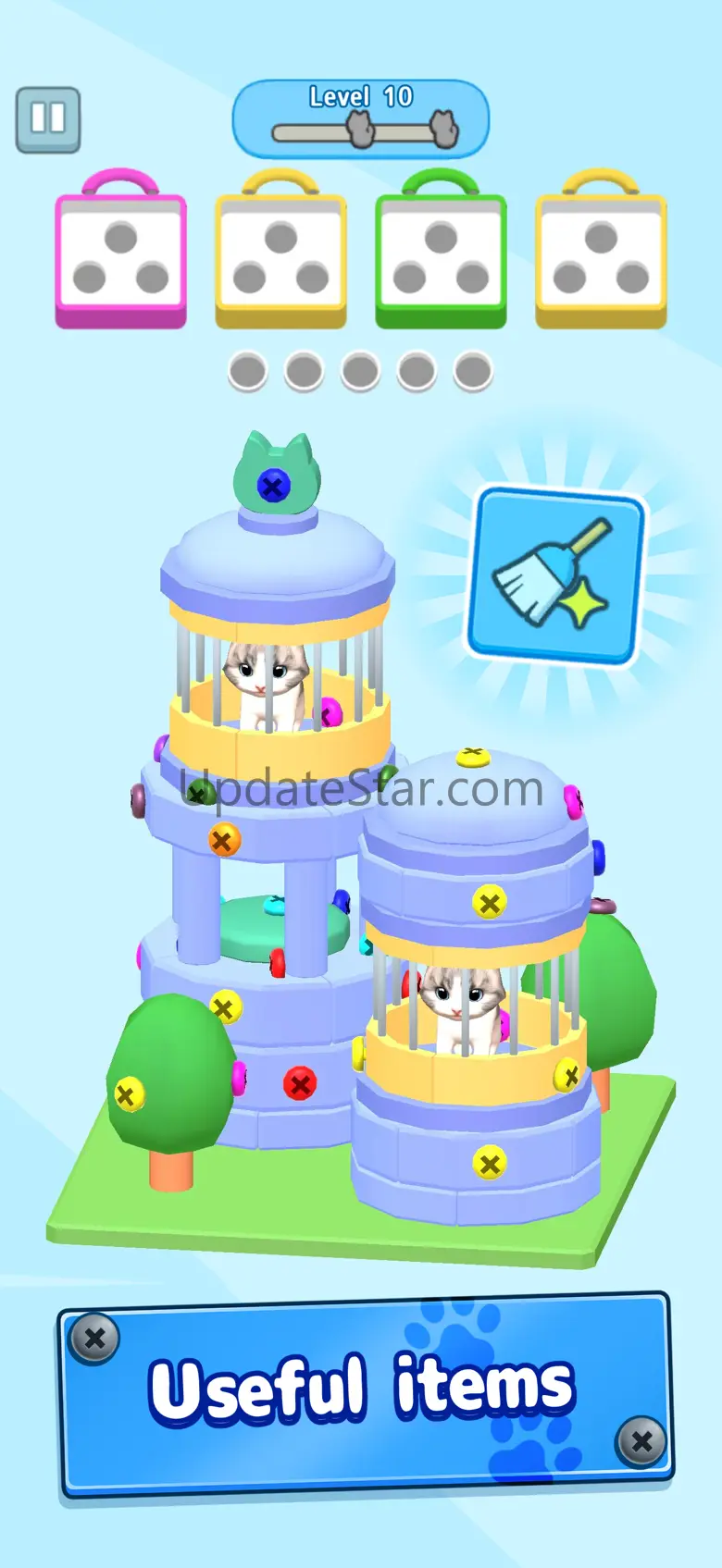 Screw & Cat - 3D  Pin Puzzle 1.0.7